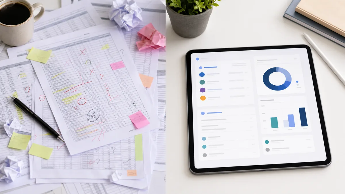 Spreadsheet versus sponsorship CRM comparison for booster club sponsor management.
